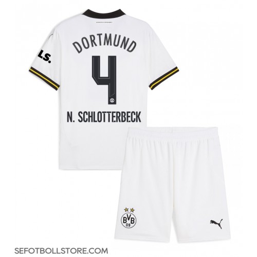 Borussia Dortmund Nico Schlotterbeck #4 Replika babykläder Tredjeställ Barn 2024-25 Kortärmad (+ korta byxor)